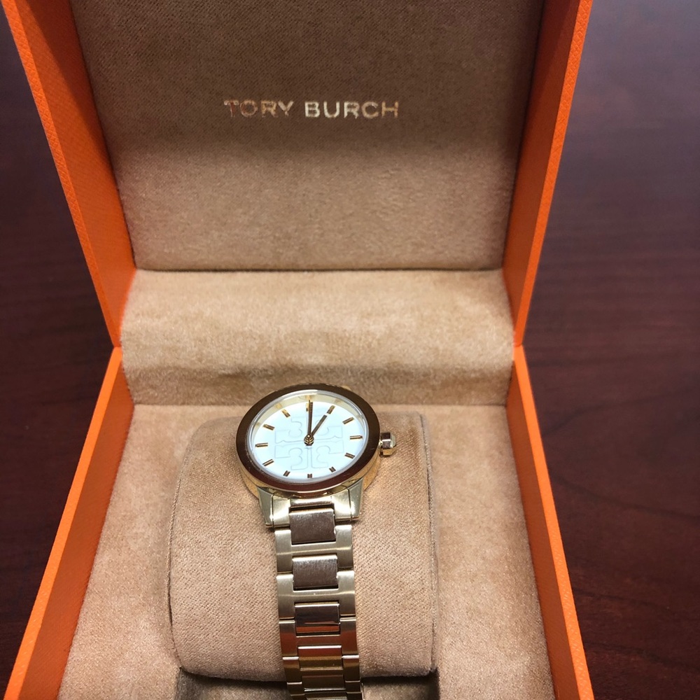 Women’s New in Box Tory Burch Gold Watch